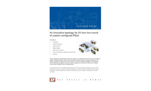 カスタム構成PSUの24時間のターンラウンドの革新的なトポロジー