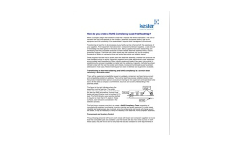 ROHS Compliancy-Leadのないロードマップをどのように作成しますか?