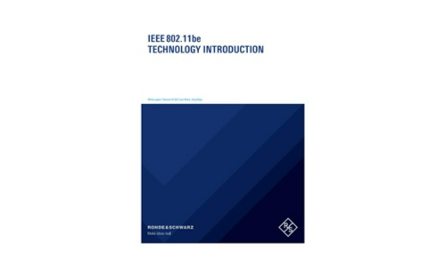 IEEE 802.11BEテクノロジーは紹介します