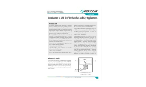 USB 2.0/3.0スイッチとキーアプリケーションの紹介。